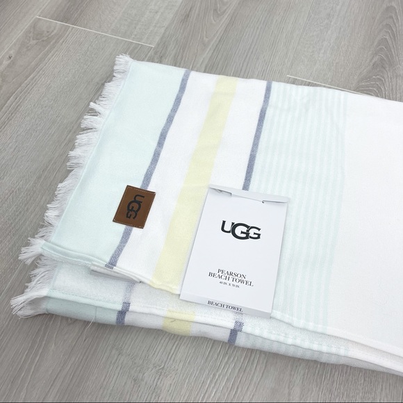 UGG Bath Ugg Beach Towel Cotton Striped Pearson 4 X 70 Poshmark